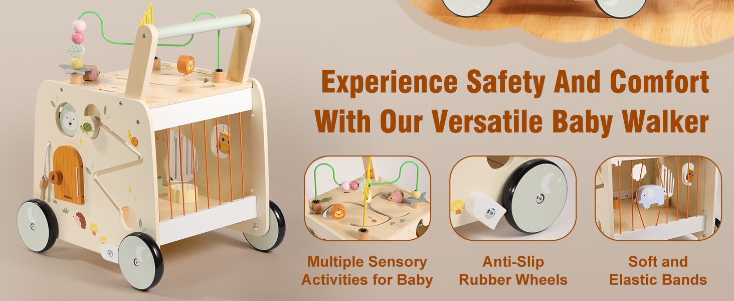 Baby Push Walker, Montessori Walker Toy