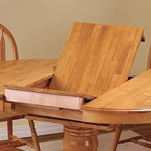 pedestal,round tables,cafe height,dining tables,kitchen,bar,counter height,traditional,oak,light oak
