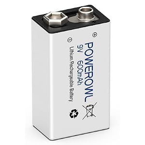 9V Rechargeable Batteries