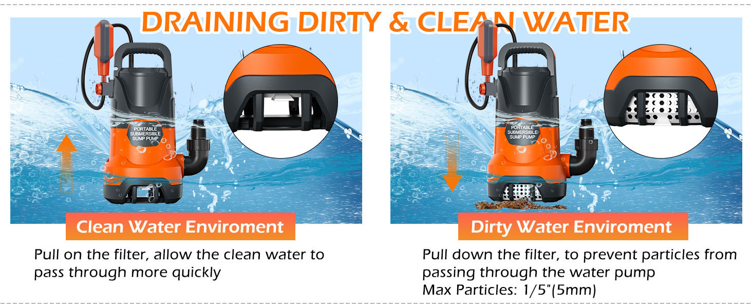 dirty water pump