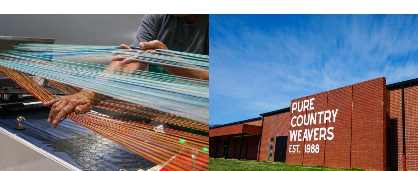 Pure Country Weavers woven throws blankets cotton