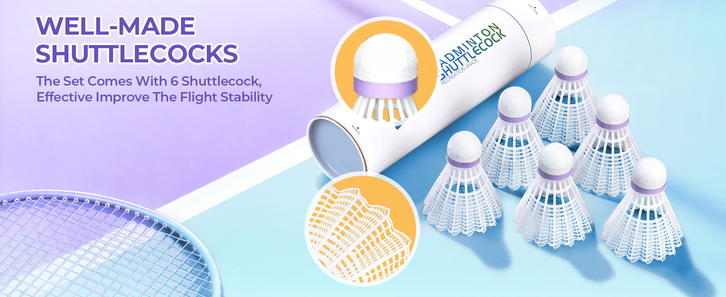 Badminton Rackets Set