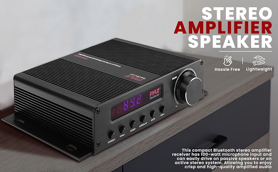 audio; power; amplifier; system; 5 channel; stereo; speaker; bluetooth; remote; HDMI; PFA540BT