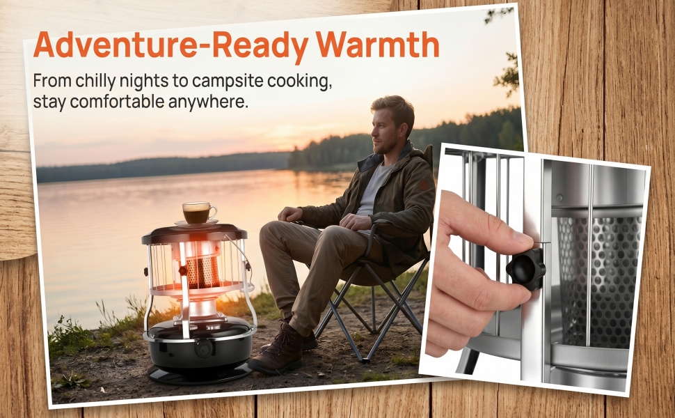 9000 BTU Portable Kerosene Heater