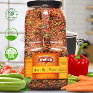 red and green bell pepper