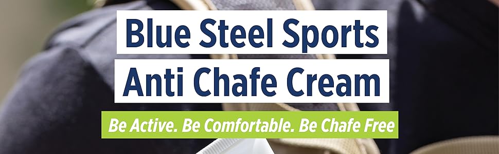 Blue Steel Sports Anti Chafe Be Chafe Free