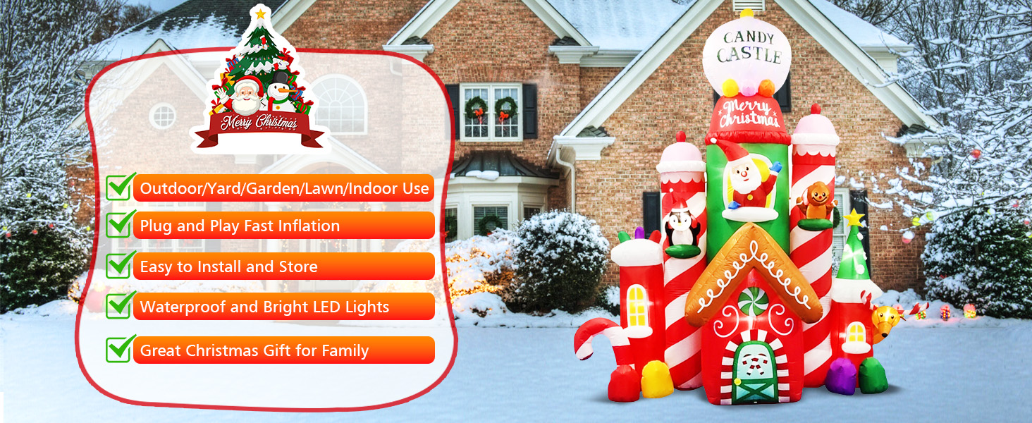 christmas inflatables outdoor decoration