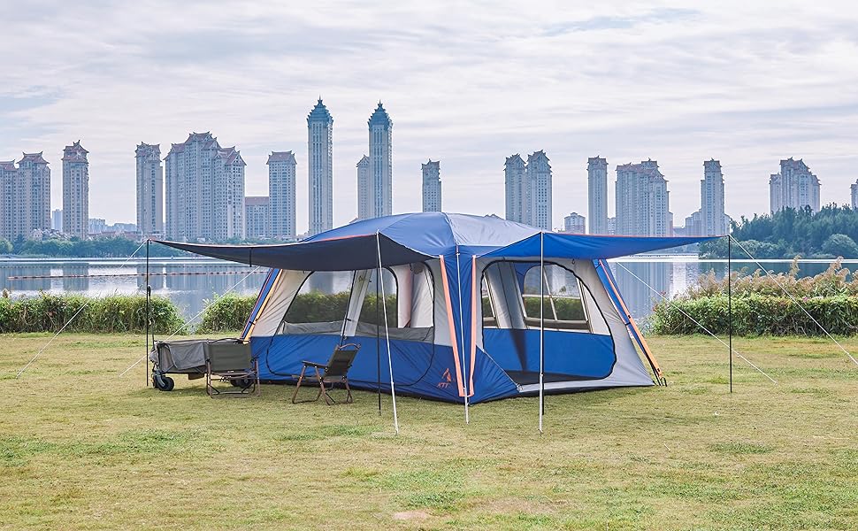 KTT Awning Tent Blue