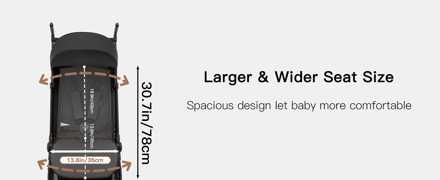 Larger &amp;amp;amp; Wider Seat