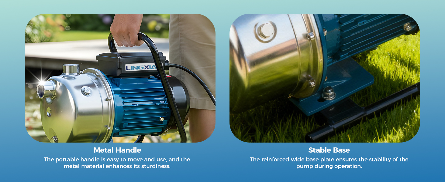 portable lawn sprinkler pump