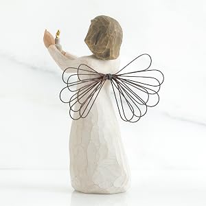 Willow Tree Angel of Hope, detail of back.
