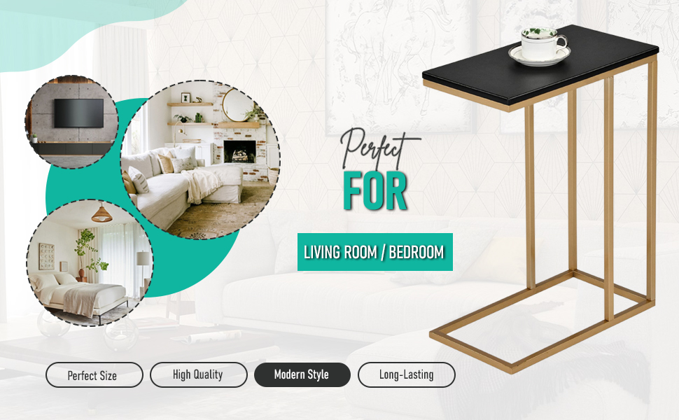 Narrow Side Table for Small Spaces