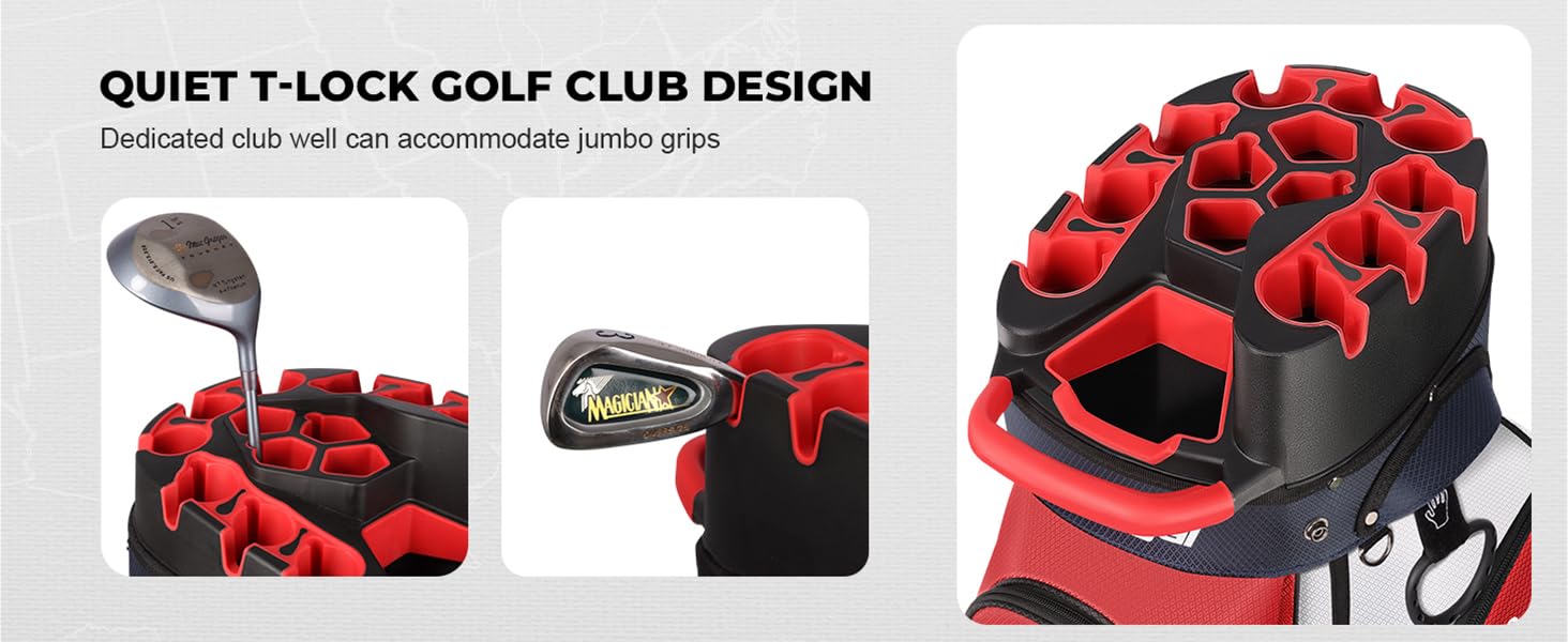 t lock golf bags for men
