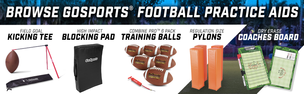 gosports football practice trainer aids coach camp pop warner football league mom dad quarterback