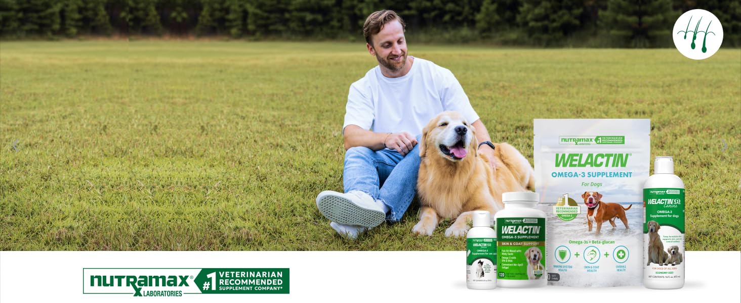Welactin for skin and coat health support