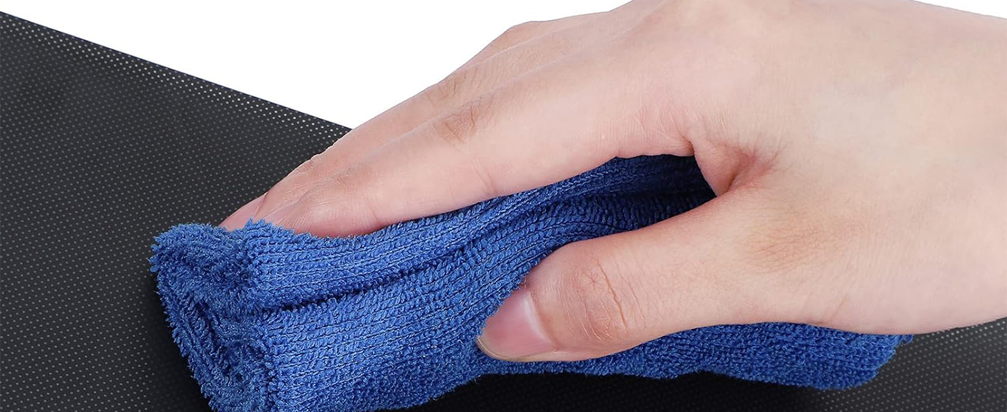 Please clean the dust with a soft cloth with soap water.
