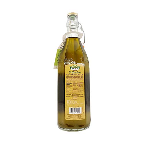 Farchioni Il Casolare Unfiltered Extra Virgin Olive Oil 33.8 oz – Cold Pressed, Unfiltered