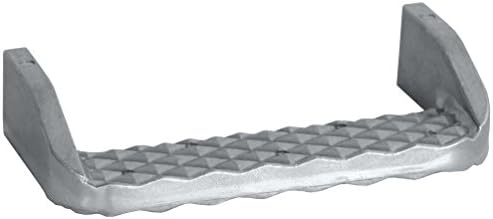 Buyers Products B2744A Aluminum Reversible Weld-On Truck Step with Side Guards or Flat Top, Die Cast Construction with Molded Slip-Resistant Treads for Work Trucks, Trailers and RVs