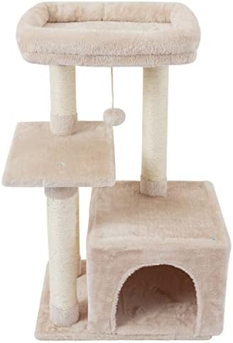 Cute Cat Tree Kitten Cat Tower Condo Cat Furniture Sisal Scratching Posts G