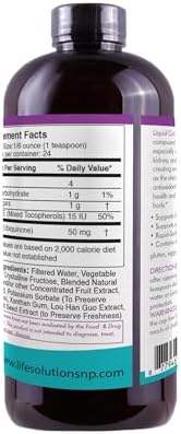 Life Solutions Liquid CoQ10 Supplement, 50 mg, 4 oz Bottle | High Absorption, Coenzyme Q10, per Serving, Energy, Heart Health, Antioxidant Support