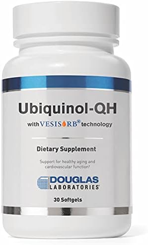 Douglas Laboratories Ubiquinol-QH | CoEnzyme Q10 to Support Healthy Aging and Cardiovascular Function | 60 Softgels