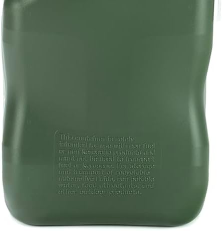 VP Racing 5.5-Gallon Square Motorsport Utility Container Camo (4 Pack) with a 14" Deluxe Hose (1 Pack) Close-Trimmed Cap and Neck for Tight Seal