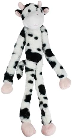 Multipet Swingin' Safari Monkey Dog Plush Toy - Squeaky Dog Toy for All Dogs - Extra Soft Plush Dog Toy - Stuffed Animal Dog Toy for Cuddling & Playing - Cute Dog Pet Toy (27”, Brown, 5 Squeakers)