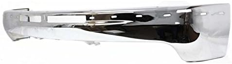 BUNDLE FOR 99-02 SILVERADO 1500 2500LD FRONT BUMPER CHROME FACE BAR UPPER CAP LOWER VALANCE FOG LIGHT W/TOW HOOK HOLE 5PCS GM1051103 GM1002812
