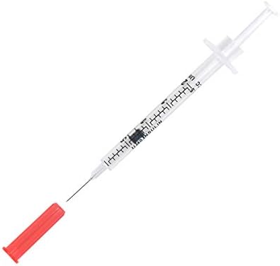 Brandzig U-40 Pet Insulin Syringes 29G 1/2cc, 1/2" 100-Pack