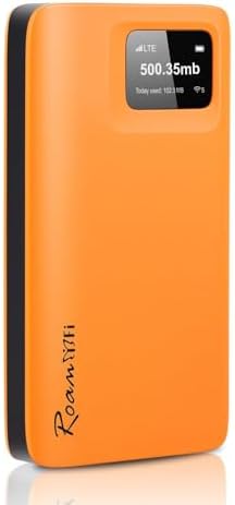 RoamWiFi Mobile Hotspot Pocket WiFi, Portable WiFi No SIM Card Needed, MiFi