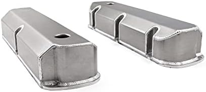 Speedmaster PCE314.1113.01 Compatible with Ford SB 289 302 351 Windsor Fabricated Valve Covers Satin Tall w/Hole