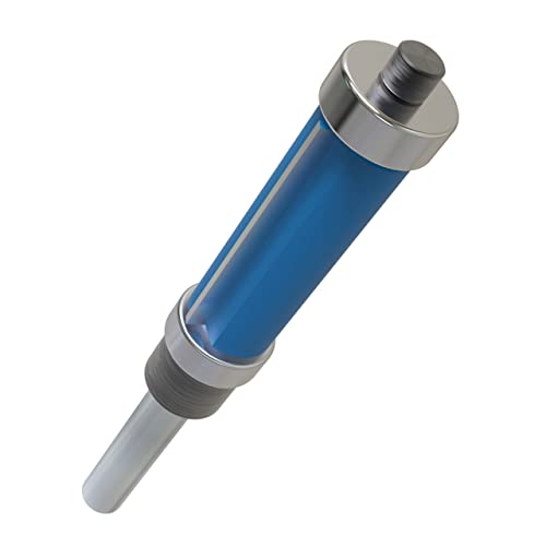Kreg Flush Trim Bit 1/4 Inch Shank - Carbide Tipped Cutter - Dual Bearing Trimming Tool - Woodworking Edge Trim Bit - PRS250