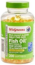 Finest Nutrition Half-the-Size Fish Oil 1200 mg, Softgels, 200 ea