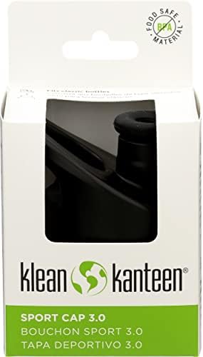 Klean Kanteen Sport Cap 3.0, Leak Resistant Water Bottle Cap with Safe and Soft Silicone Spout
