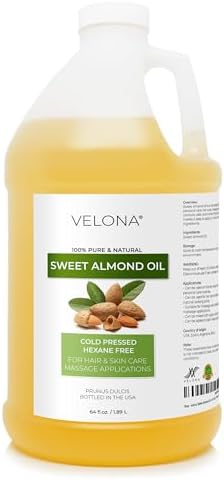 velona USDA Organic Castor Oil - 64 fl oz, Cold Pressed, USP Grade