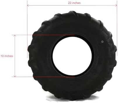 Rotary Set of 2 Kenda 22X11X10 Bar Tread Tires Grasshopper 482483