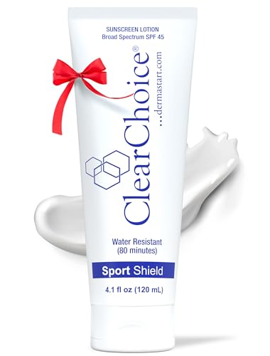 ClearChoice Sport Shield SPF 45 Zinc Oxide Mineral Face Sunscreen, 4 Fl Oz