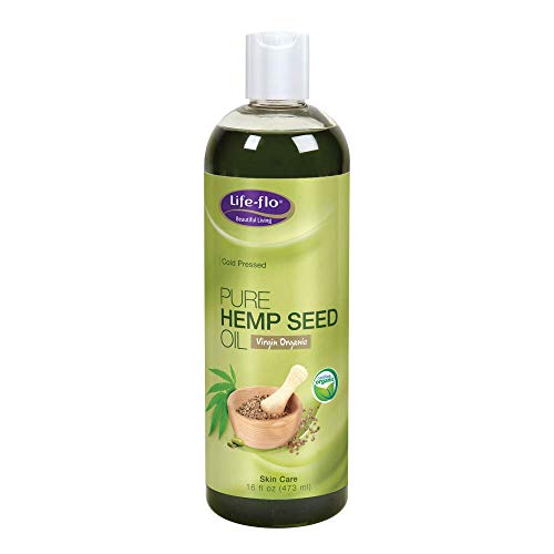 LIFE-FLO Pure Coconut Oil, Fractionated, Refined Liquid Coconut Oil, Skin Care, Hair Care, Massage, Aromatherapy, All Skin Types, Hypoallergenic, 60-Day Guarantee, Not Tested on Animals, 16oz
