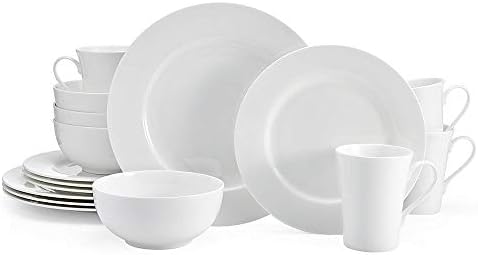 Mikasa Delray 16-Piece Bone China Dinnerware Set, Service for 4