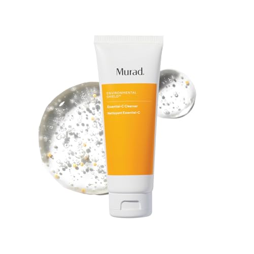 Murad Essential-C Facial Cleanser - Vitamin C | Gentle foaming gel face wash with Vitamin C, Vitamin E, Vitamin A, Allantoin & Panthenol cleanses, nourishes and hydrates