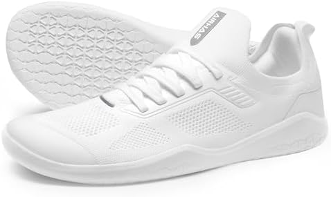 Men's Barefoot Shoes Zero Drop Minimalist Sneakers with Anatomical Toe Box | Breathable, Stretchy, Flat for Gym, Workout, Lifting, Training
