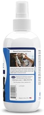 Vetericyn Plus Dog Wound Care Spray | Healing Aid and Skin Repair, Clean Wounds, Relieve Dog Skin Allergies, Safe for All Animals. 16 ounces