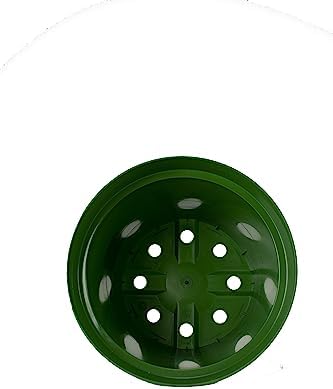 Akro-Mils AZE10001B71 Round Grower Pot, Green, 10-Inch