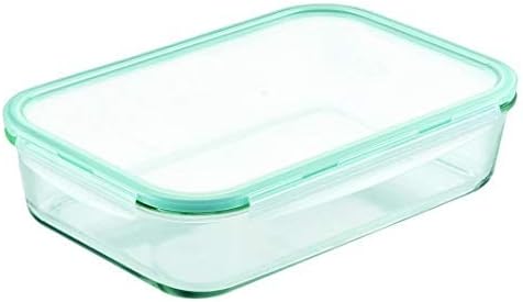 LOCK & LOCK LocknLock Purely Better Glass Round Pie Baking Dish/Food Storage Container with Lid, 9.5 Inch, Clear