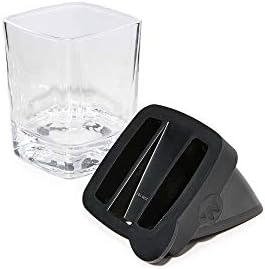 Corkcicle Whiskey Wedge - Premium Old Fashioned Glass with Silicone Ice Mold - For Bourbon, Scotch, & Spirits - Great Gift for Dad - Perfect for the Holidays - 9 oz