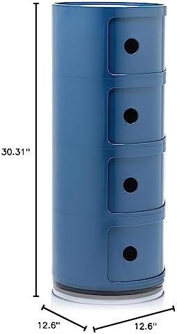 Kartell Componibili, Plastic, Blue