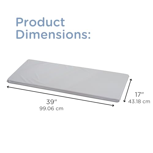 Children's Factory Vinyl Changing Pad with Waterproof Seams, 39" x 17" Pad | Wipeable Baby Changing Pad, Easy to Clean Portable Changing Pad