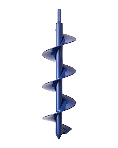 Power Planter DIY Guru Garden Auger- 3"x12" Drill Bit Hole Digger for Post Diggers, Digging Holes- Bulb Planter Tool- Auger Drill for Planting- Garden Digging Tool- 3/8" Non-Slip Hex Drive