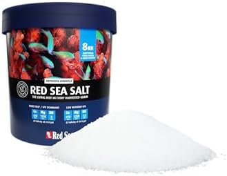Red Sea Reef Salt Mix Small Bucket | Makes 55 Gallons Complete Marine Saltwater Aquarium Advanced Formula Optimal Coral Health & Stability