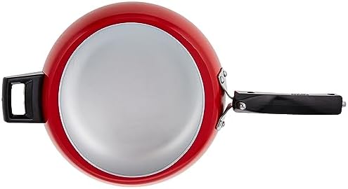 Hawkins 5 Litre Contura Pressure Cooker, Ceramic Coated Handi Inner Lid Cooker, Tomato Red (CTR50)